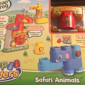 Leap Frog Leap Builders Safari Animals Playset